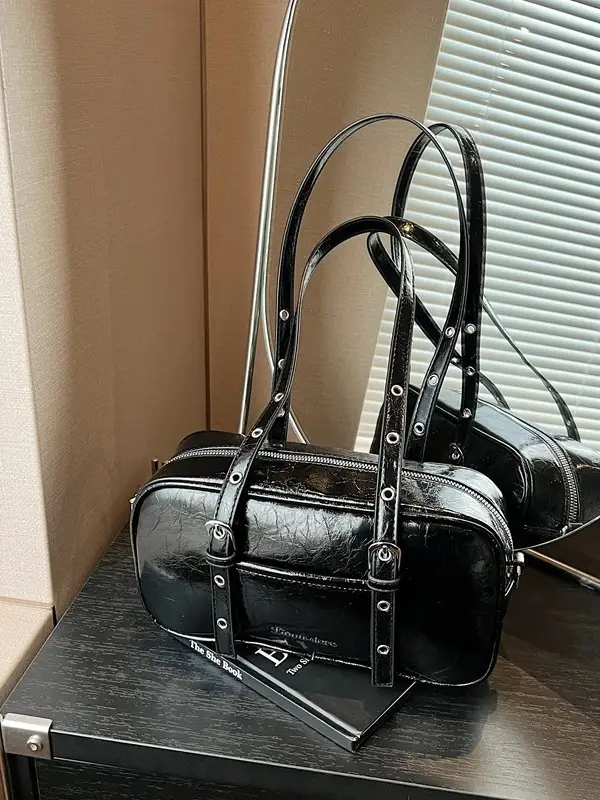 Pink Korean Style Shoulder Crossbody Bag for Women