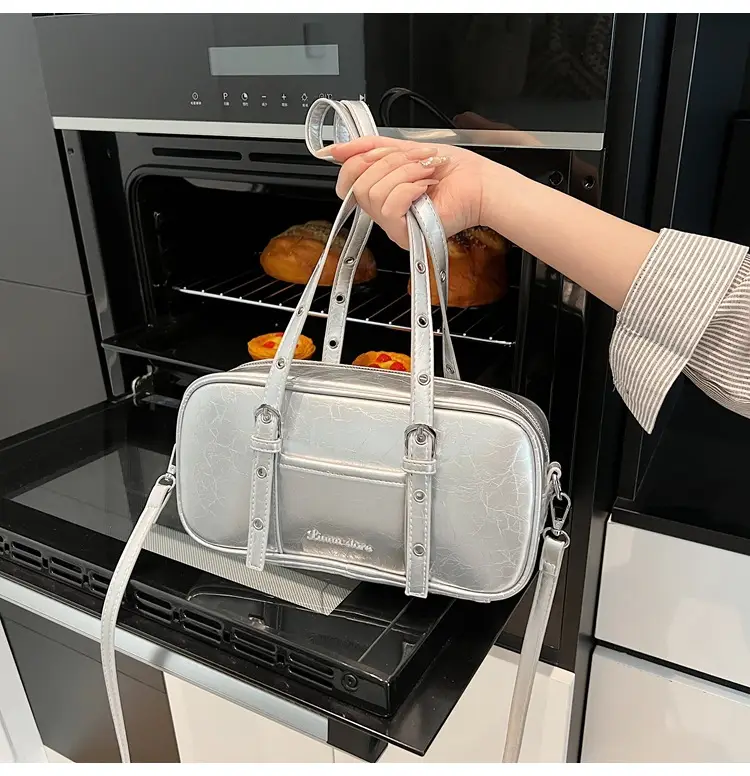 Pink Korean Style Shoulder Crossbody Bag for Women — feature 13