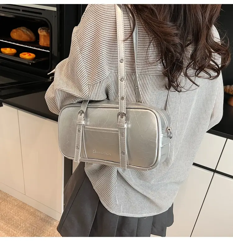 Pink Korean Style Shoulder Crossbody Bag for Women — feature 15