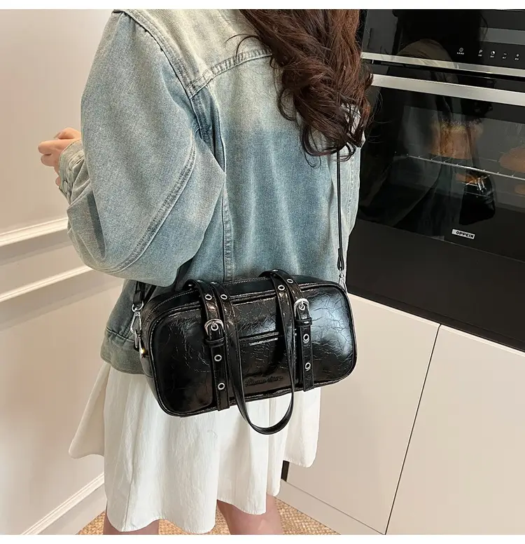 Pink Korean Style Shoulder Crossbody Bag for Women — feature 19