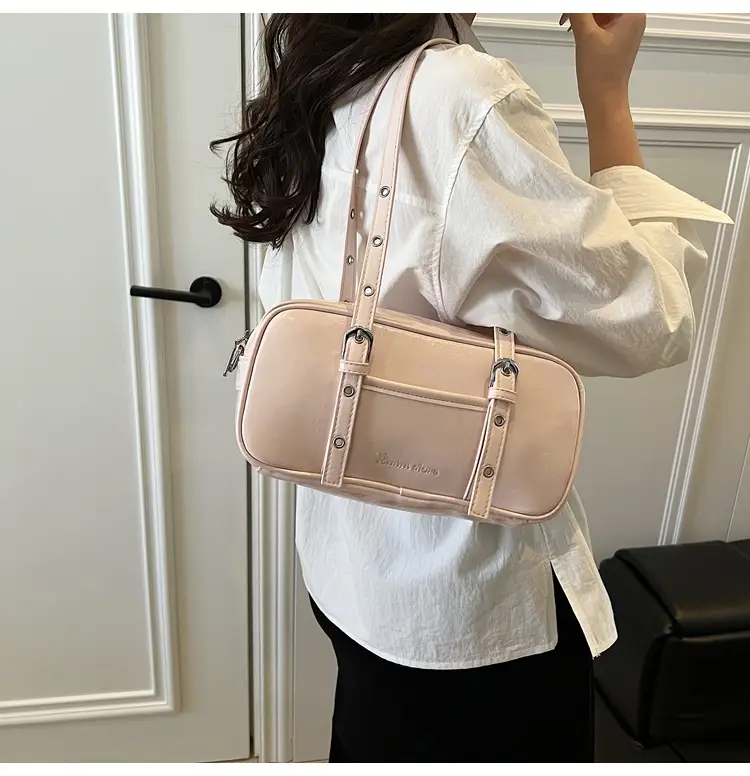 Pink Korean Style Shoulder Crossbody Bag for Women — feature 27