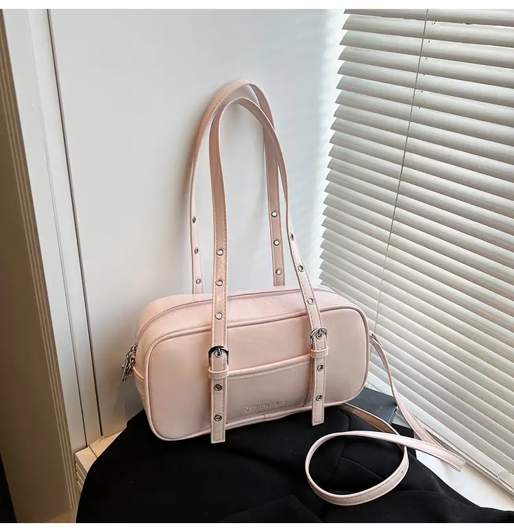 Pink Korean Style Shoulder Crossbody Bag for Women — feature 30