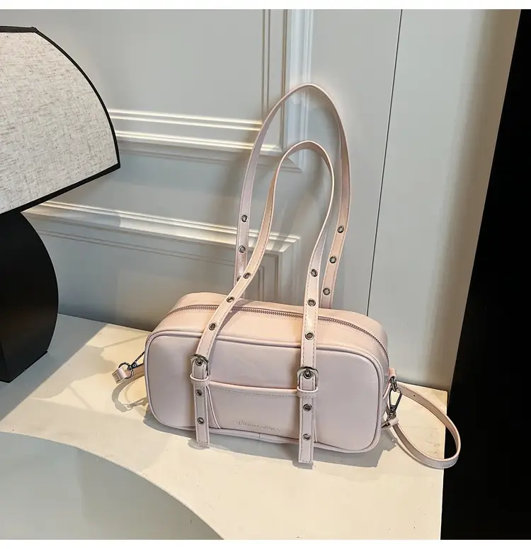 Pink Korean Style Shoulder Crossbody Bag for Women — feature 31