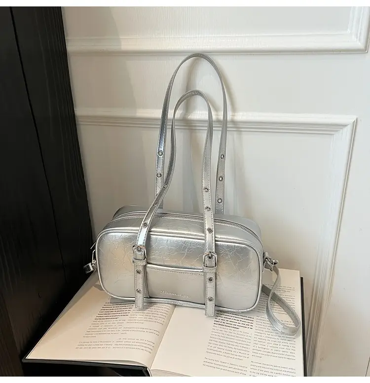 Pink Korean Style Shoulder Crossbody Bag for Women — feature 35