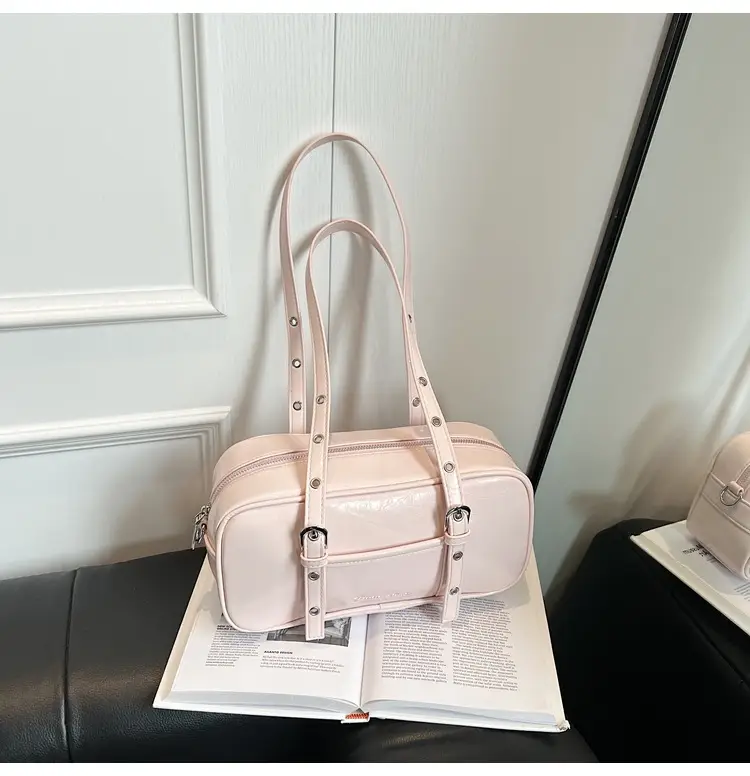 Pink Korean Style Shoulder Crossbody Bag for Women — feature 37