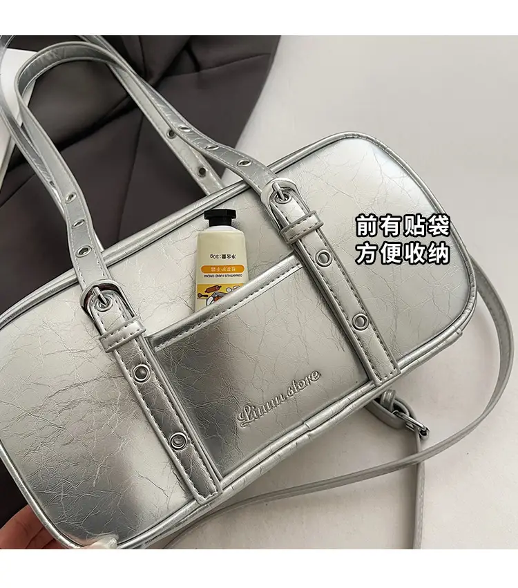 Pink Korean Style Shoulder Crossbody Bag for Women — feature 4