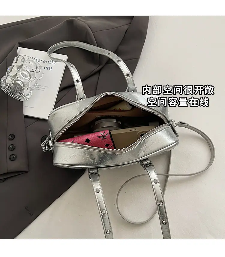 Pink Korean Style Shoulder Crossbody Bag for Women — feature 8