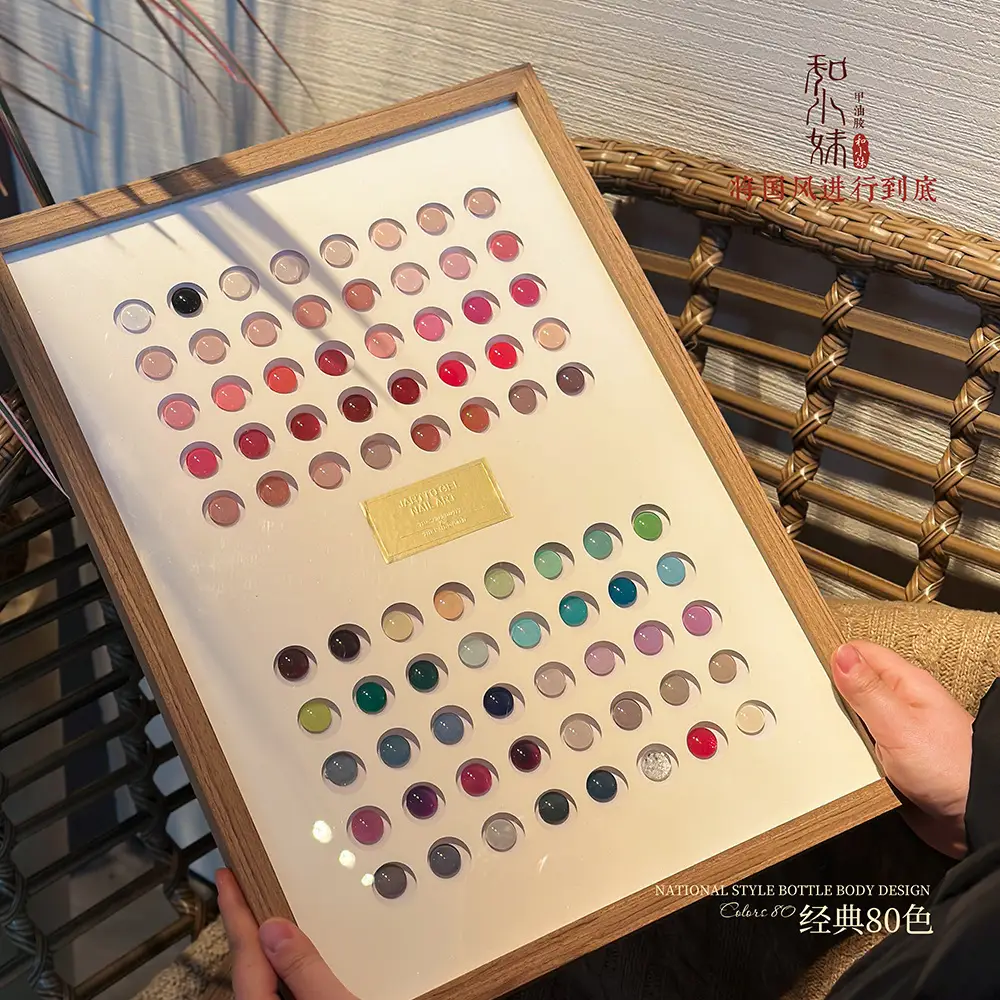 Chinese-Style Nail Polish Gel with Cross-Border Phototherapy