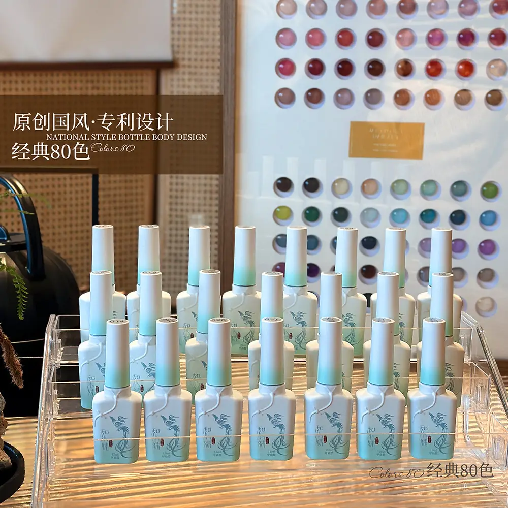 Chinese-Style Nail Polish Gel with Cross-Border Phototherapy