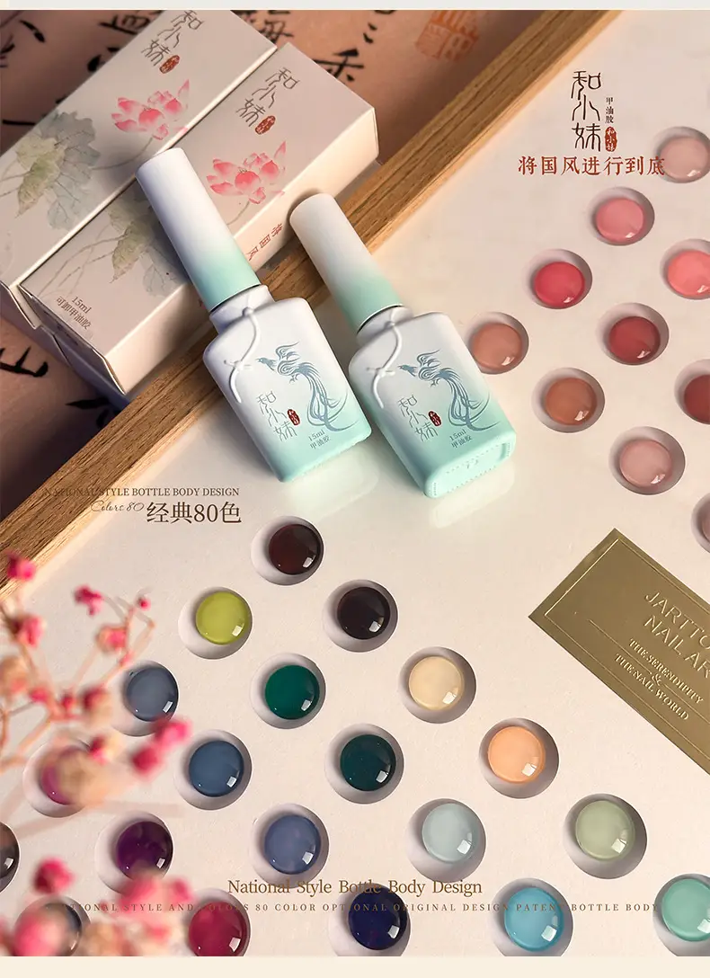 Chinese-Style Nail Polish Gel with Cross-Border Phototherapy — feature 7
