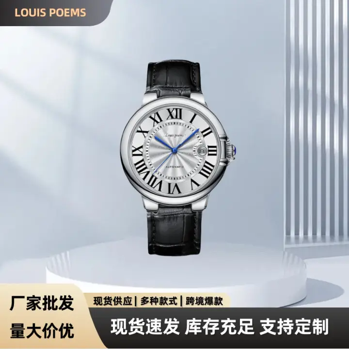 Men's Roman Dial Mechanical Watch Waterproof Multi-Functional Quartz - Image 2