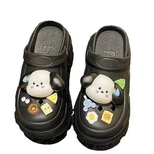 Ins Interesting and Sayless Dog EVA Super Thick Bottom Cave Shoes Women's Summer Outer Wear Non-slip Non-smelly Baotou Beach Shoes - Image 7