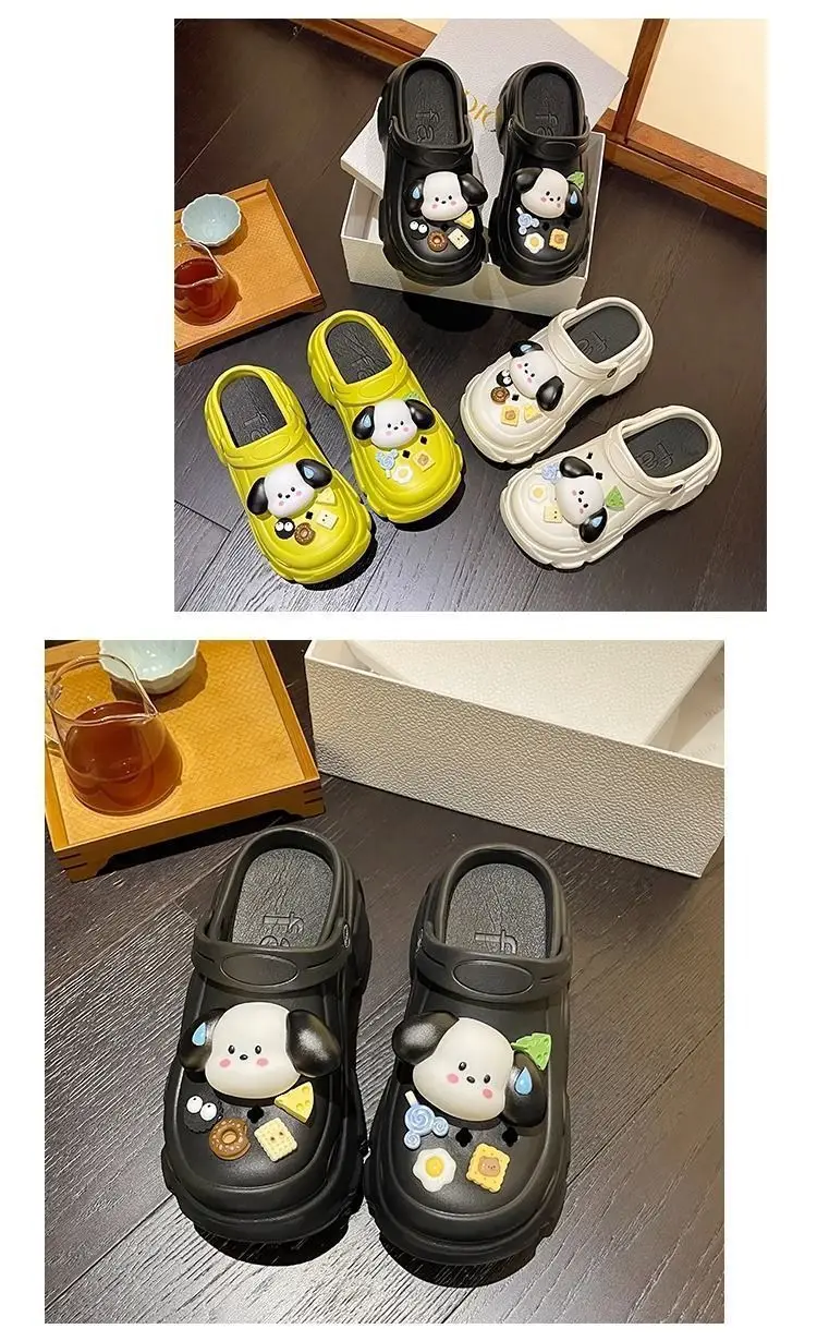 Ins Interesting and Sayless Dog EVA Super Thick Bottom Cave Shoes Women's Summer Outer Wear Non-slip Non-smelly Baotou Beach Shoes — feature 20