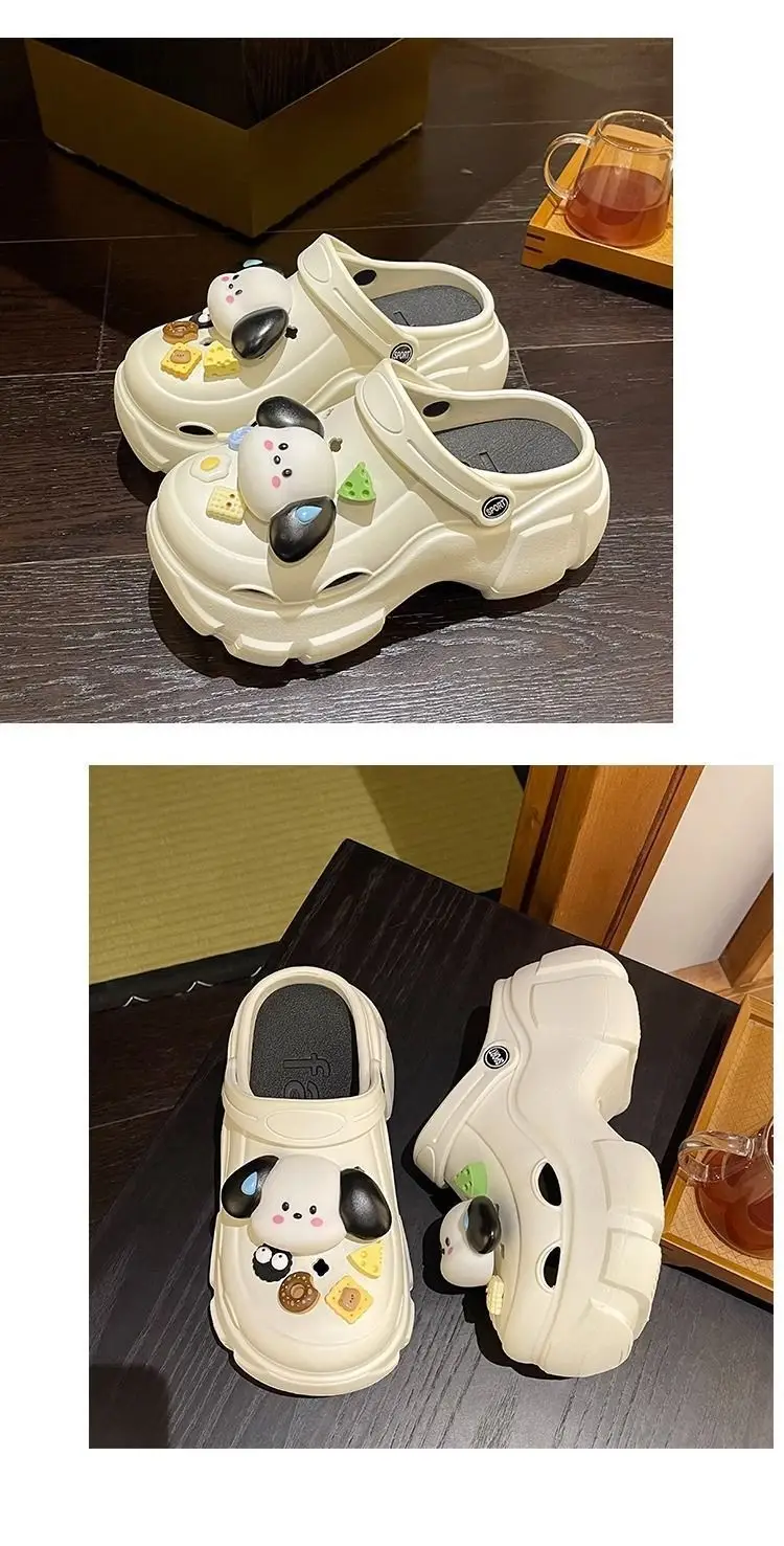 Ins Interesting and Sayless Dog EVA Super Thick Bottom Cave Shoes Women's Summer Outer Wear Non-slip Non-smelly Baotou Beach Shoes — feature 24
