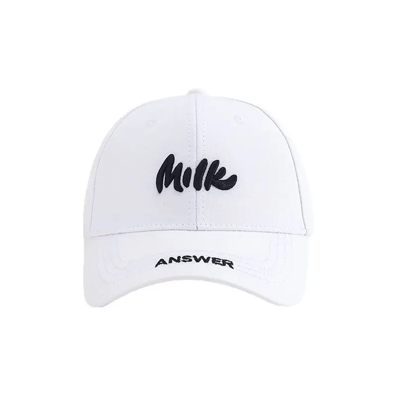 Men Baseball Cap Beige Joker Embroidered - Image 9