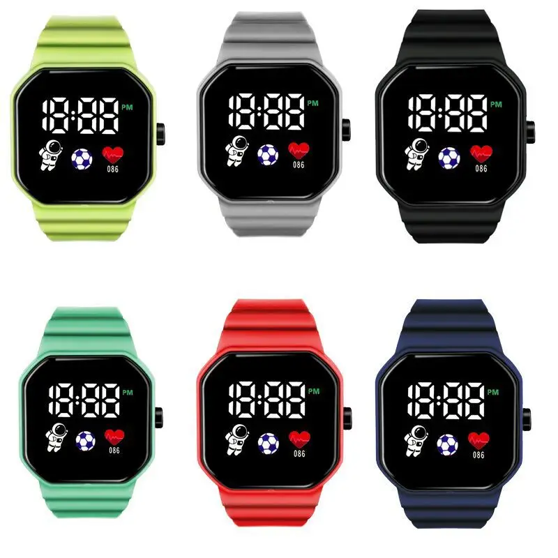 C3-12 Spaceman LED Electronic Watch White - Image 7