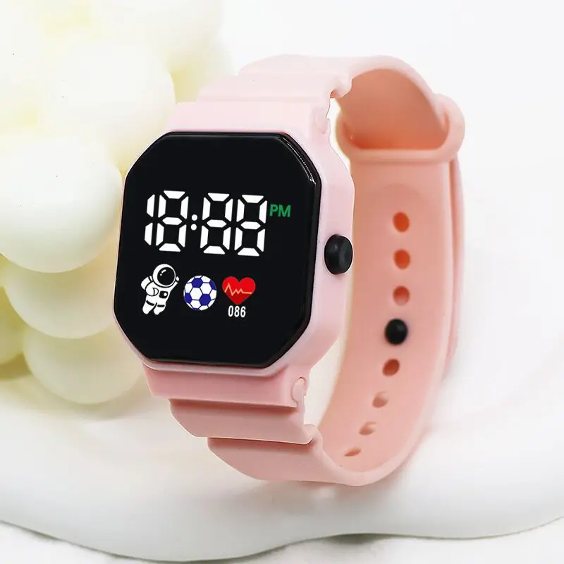 C3-12 Spaceman LED Electronic Watch White - Image 3
