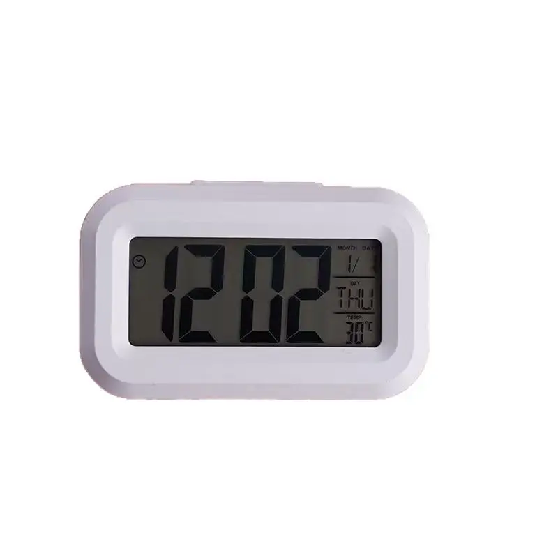 Digital Mini Alarm Clock with Thermometer and Date Display