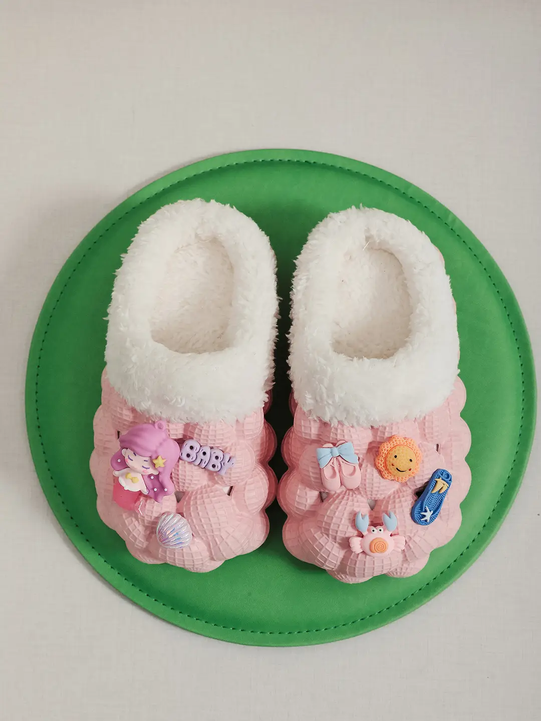 Factory Wholesale Cotton Slippers Home Wear Litchi Bathroom Couples Non-slip EVA Cartoon Fashion Autumn and Winter Cotton Slippers Tide — feature 11