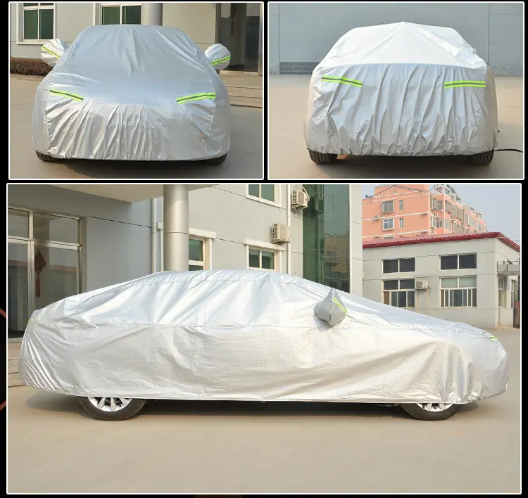 White Electric Car Cover S05S07S09G318 Full Protection — feature 15