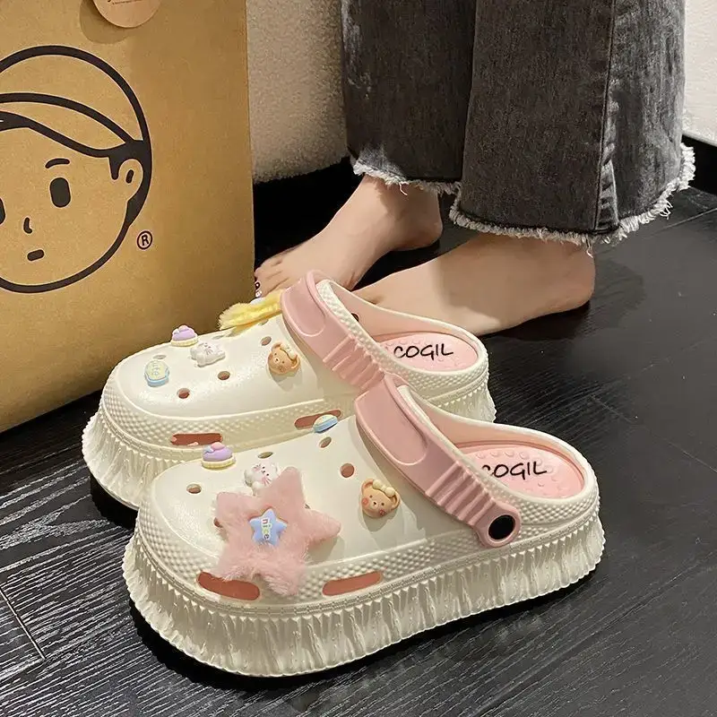 Women's Cute Cartoon Sandals Pink White 2025 — feature 14