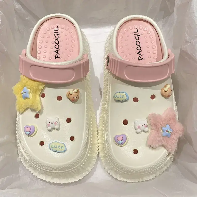 Women's Cute Cartoon Sandals Pink White 2025 — feature 15