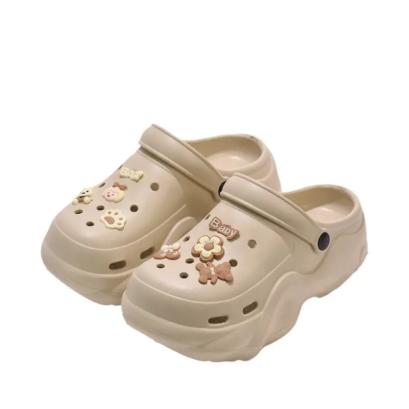 Little Bear Baby Cute Hole Shoes Women's Summer New Princess Outer Wear EVA Thick Sole Non-Slip Non-Stinky Beach Sandals - Image 8
