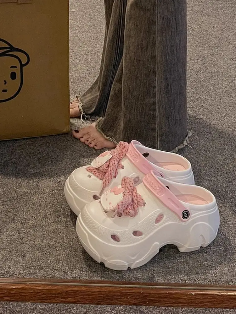 Women's Cartoon EVA Cave Shoes Thick White Summer — feature 11