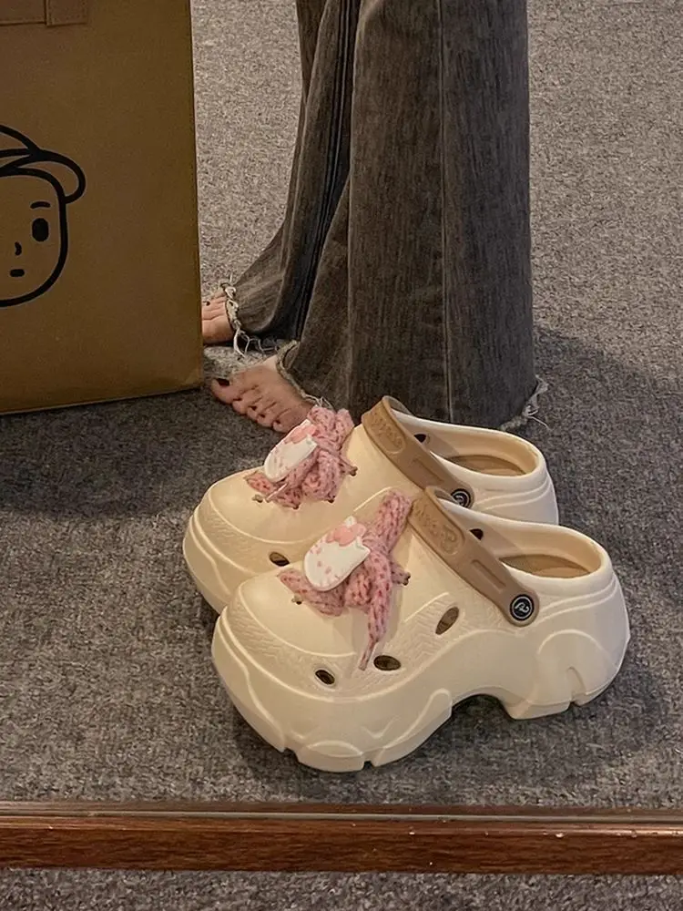 Women's Cartoon EVA Cave Shoes Thick White Summer — feature 12