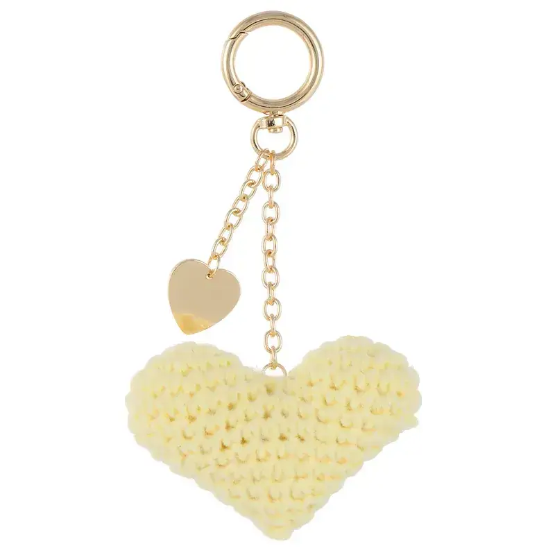 Blue Heart Keychain with Wool Bath Soap - Image 13