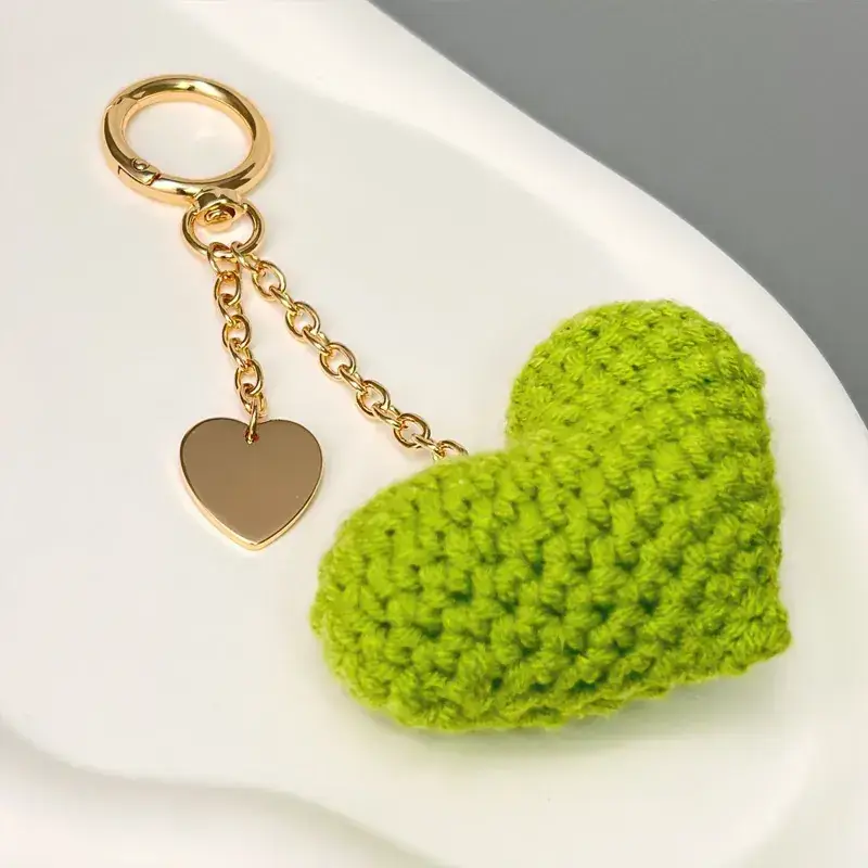 Blue Heart Keychain with Wool Bath Soap - Image 6