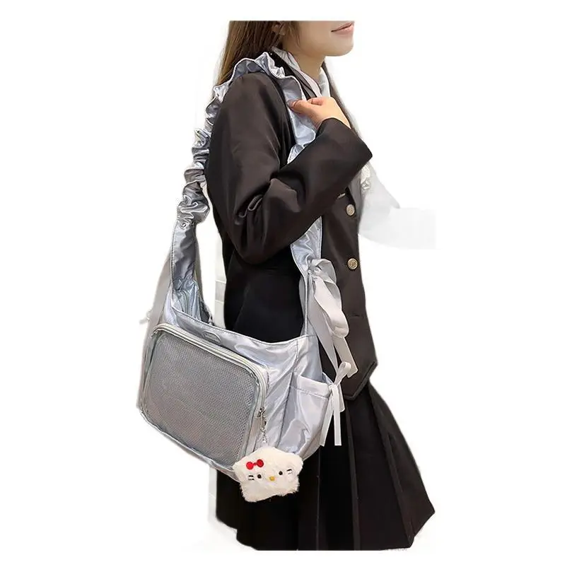 Black Korean Style Crossbody Bag for Women - Image 15