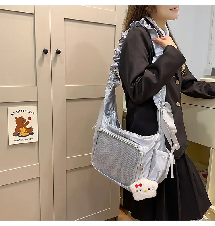 Black Korean Style Crossbody Bag for Women — feature 12