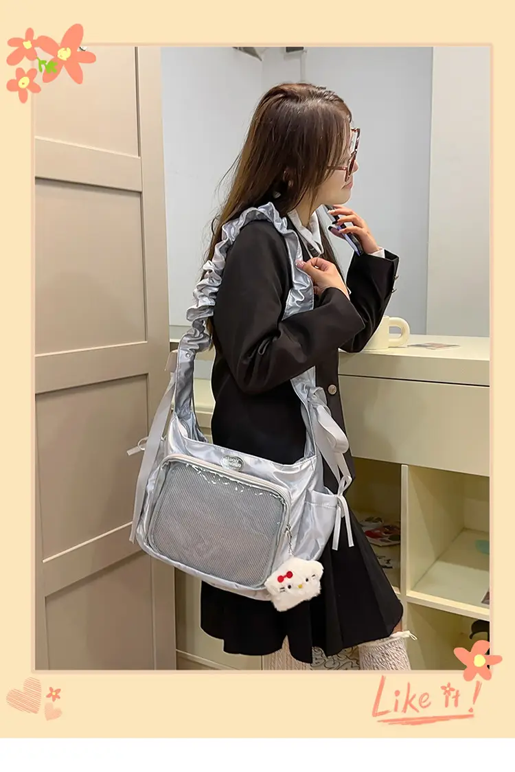Black Korean Style Crossbody Bag for Women — feature 9