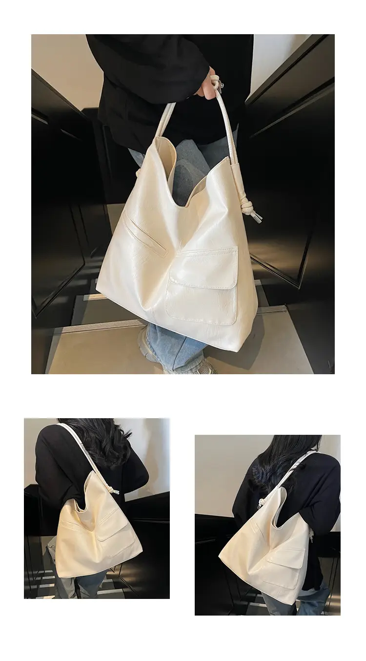 Black Leather Large Tote Bag for Women 2025 — feature 17