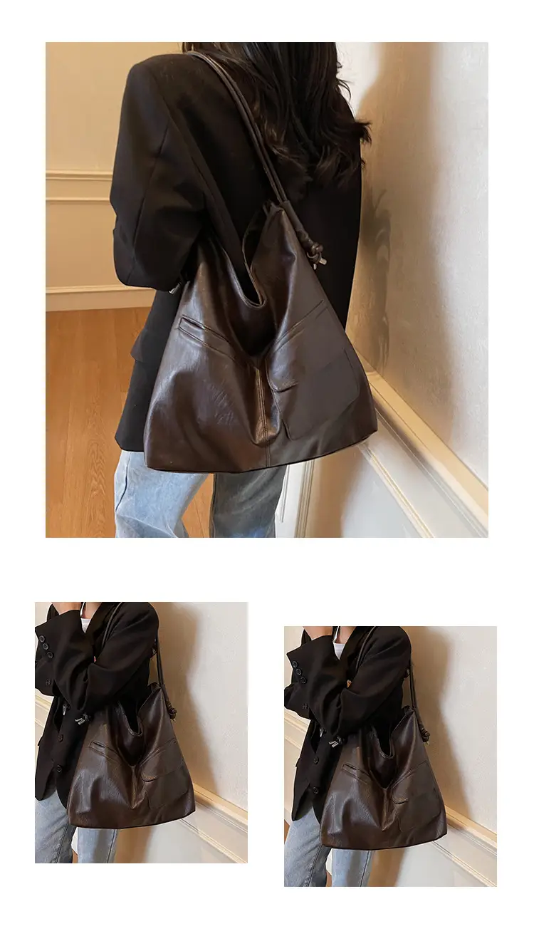 Black Leather Large Tote Bag for Women 2025 — feature 18