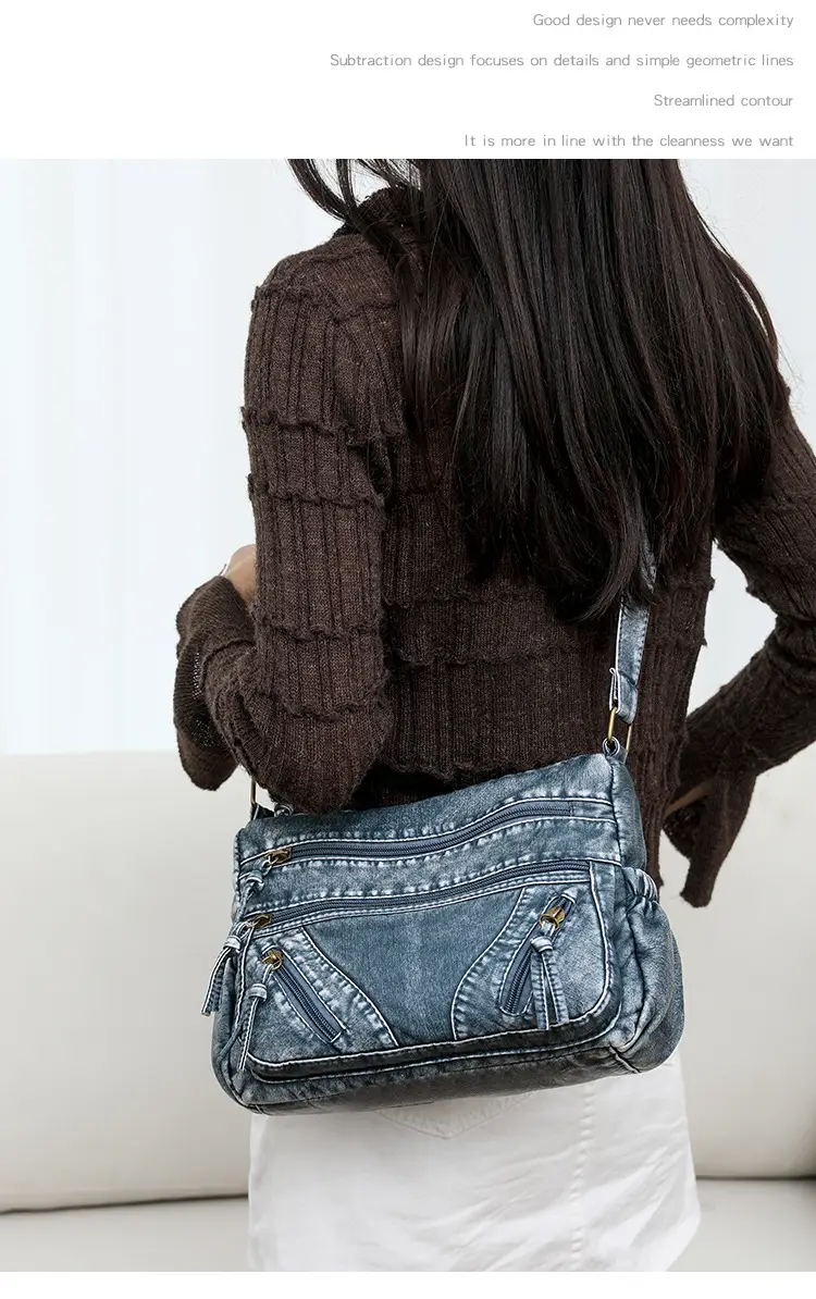 Brown Crossbody Bag for Women with Multi-Layer Design — feature 24
