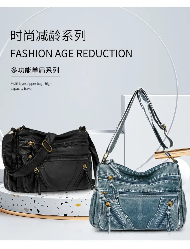 Brown Crossbody Bag for Women with Multi-Layer Design — feature 6