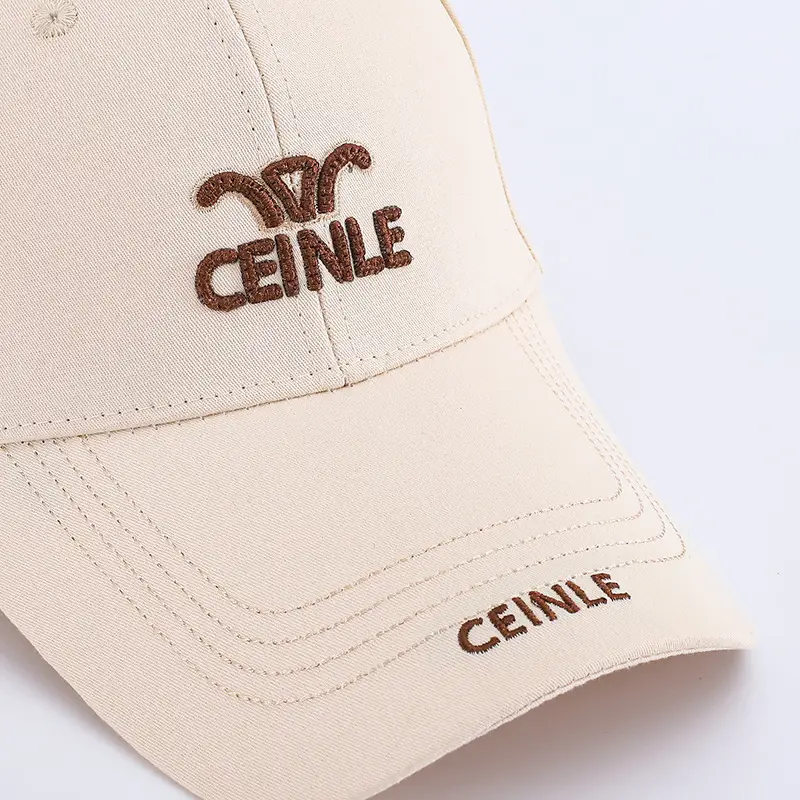 2025 New Arrival Embroidered Baseball Cap White — feature 3