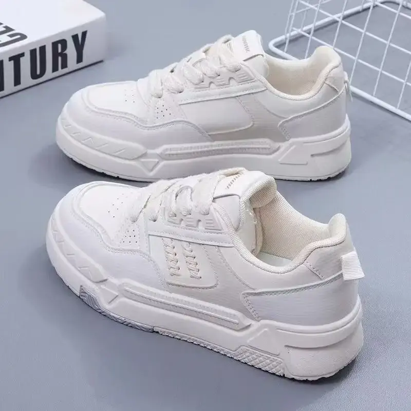 Women's White Platform Sneakers Spring 2025 - Image 5