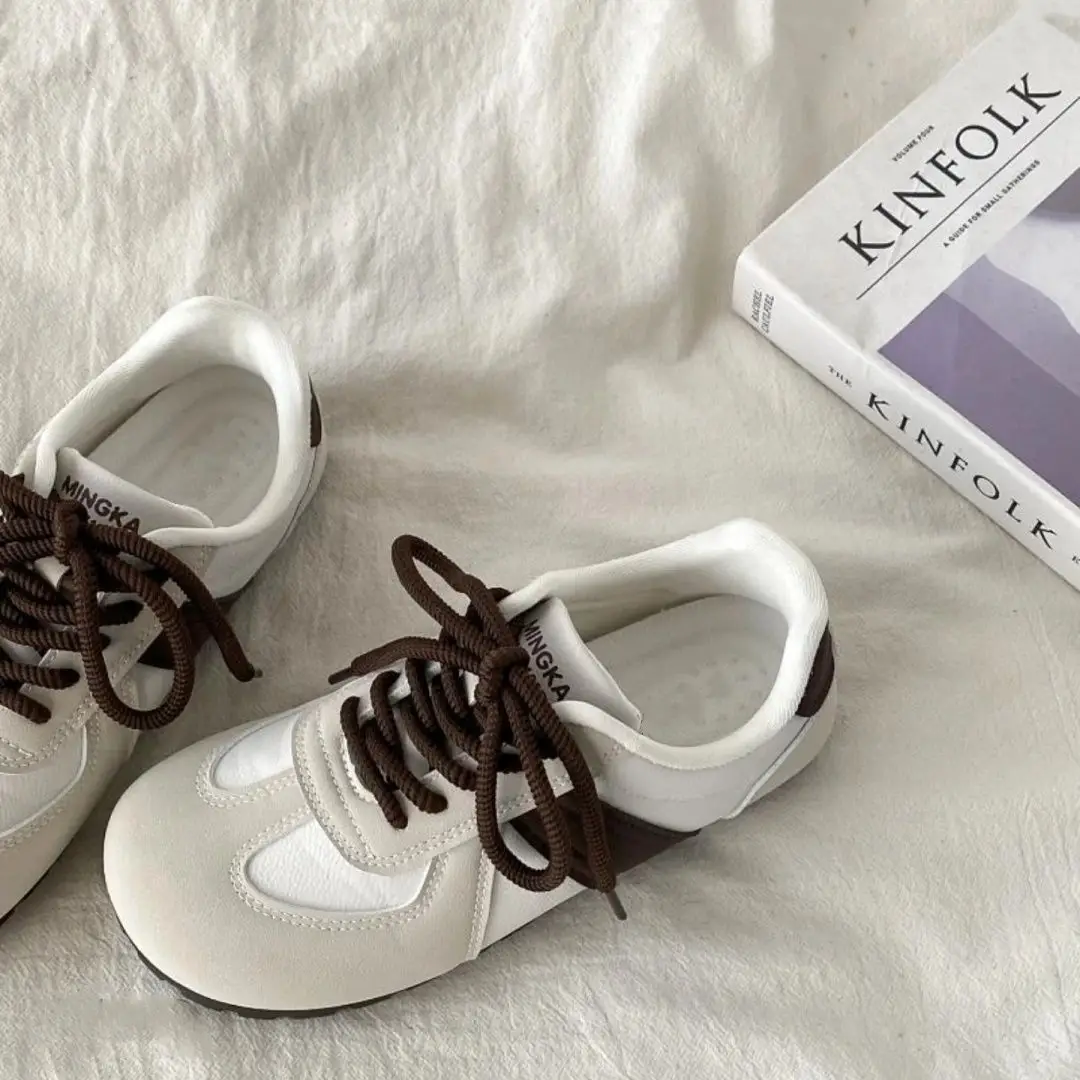 Women's White Leather Casual Shoes 2025 Spring — feature 10