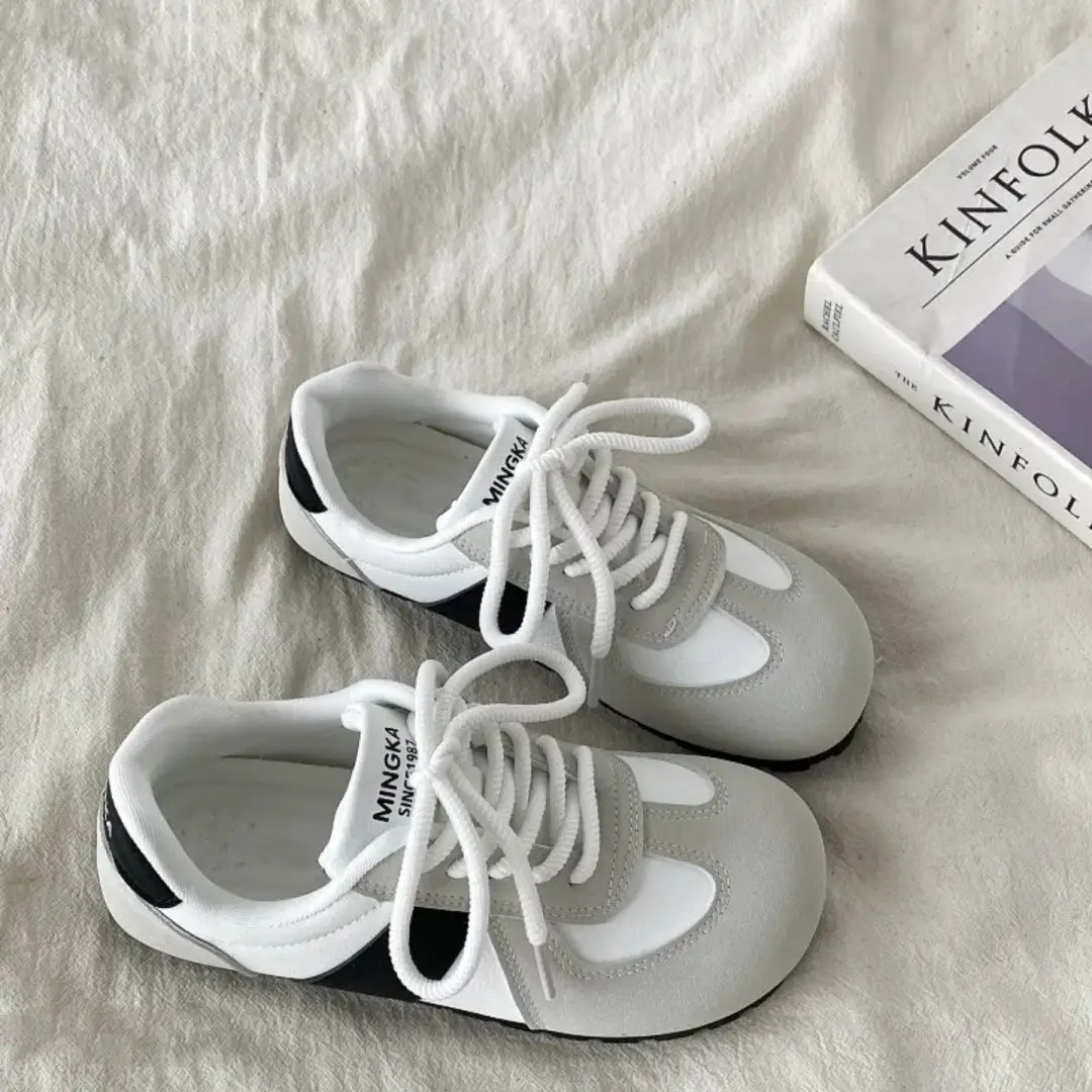 Women's White Leather Casual Shoes 2025 Spring — feature 11
