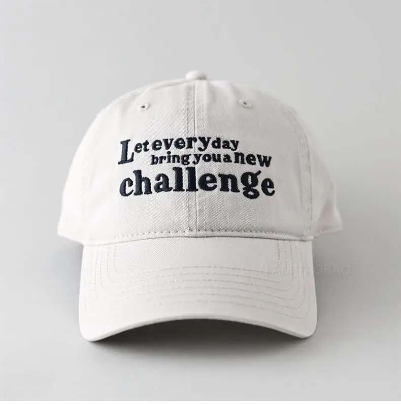 Pink Letter Embroidered Women's Baseball Cap — feature 12