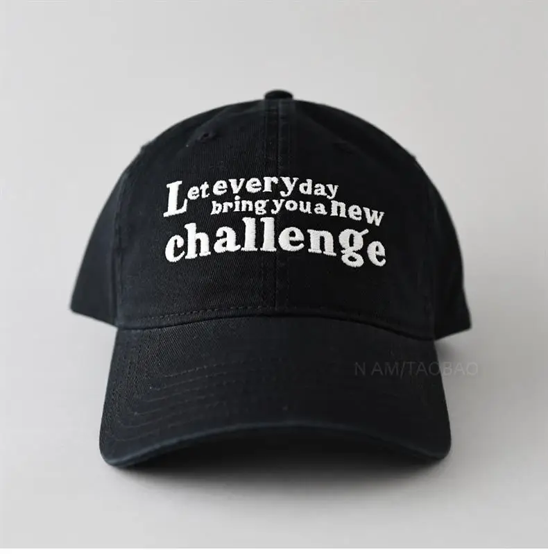 Pink Letter Embroidered Women's Baseball Cap — feature 14
