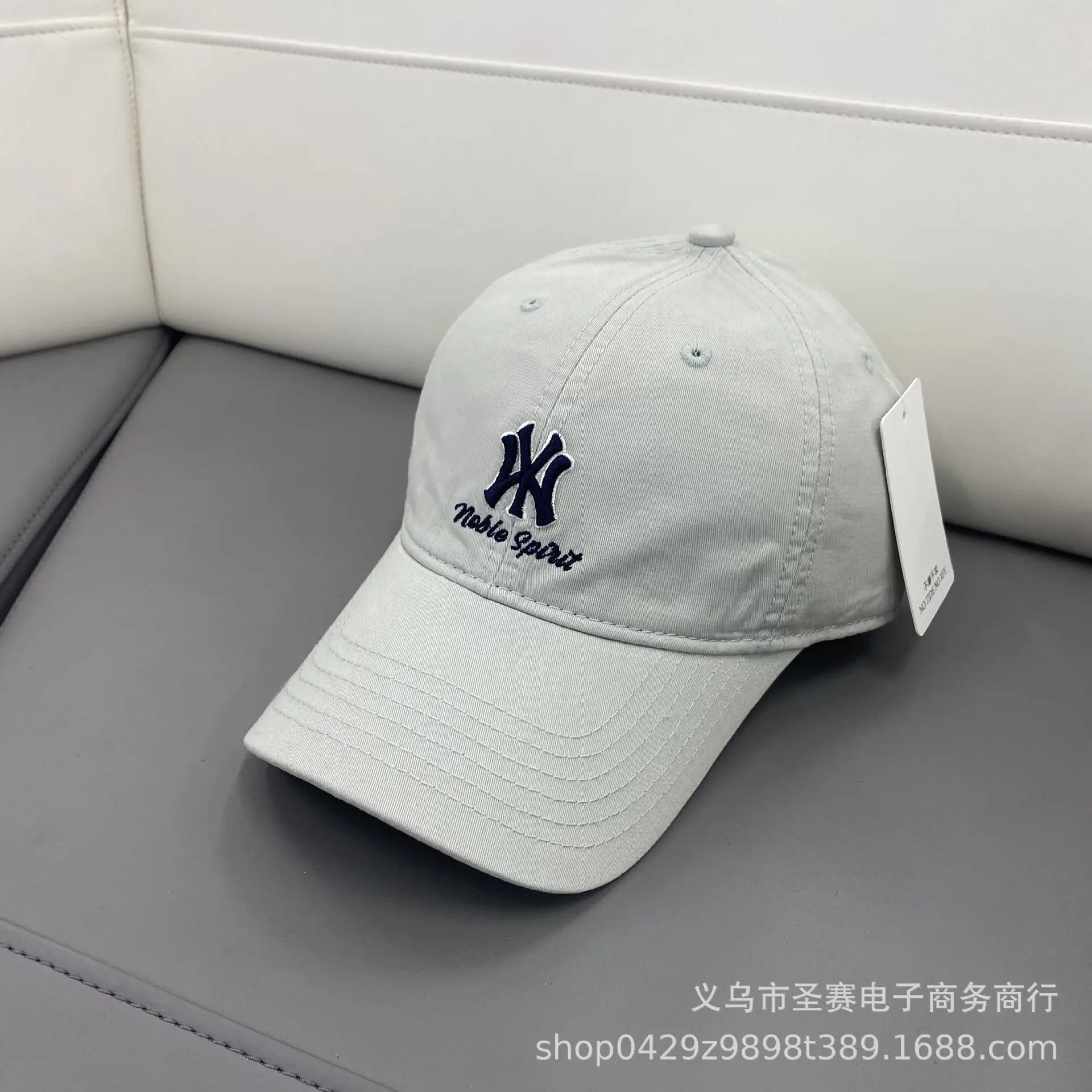 Red Korean Style Baseball Cap with Letter Embroidery