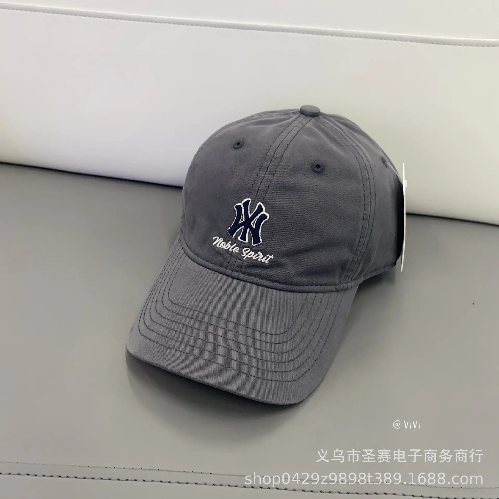 Red Korean Style Baseball Cap with Letter Embroidery