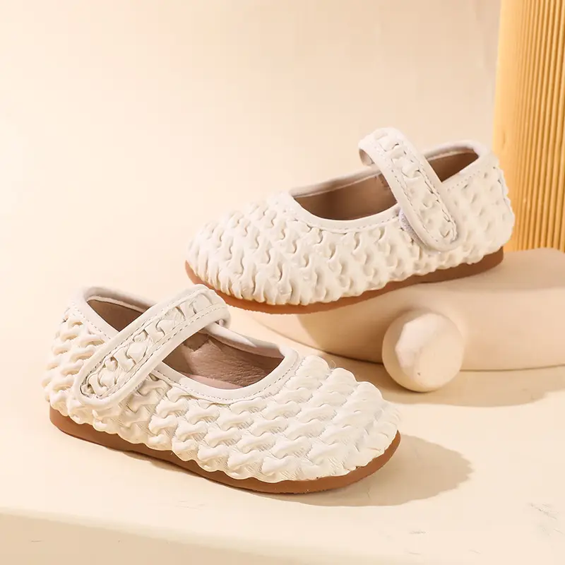 Girls' Chanel Style Single-layer Shoes 2025 Spring New Children's Korean-style Baby silver Leather Shoes Stylist Toddler Shoes - Image 5