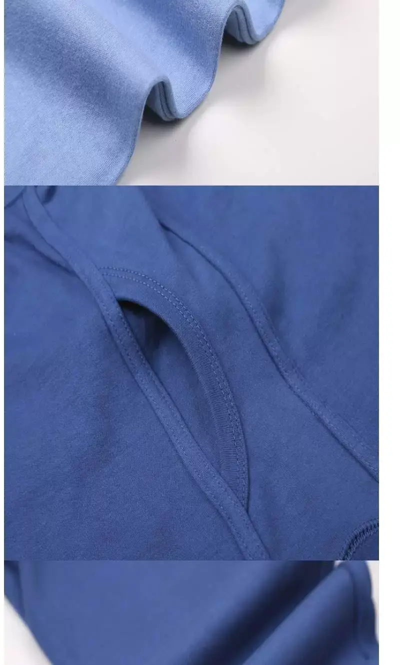 Men's long johns cotton leggings cotton high waist warm pants plus size loose middle-aged men's underwear cotton wool pants — feature 8