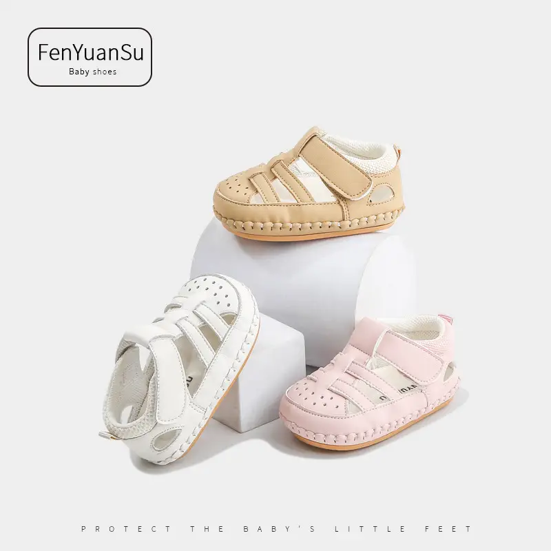 Baby Sandals 2024 New Summer One Year Old Toddler Shoes Women Soft Sole Non-slip Breathable Baby Shoes Men - Image 5