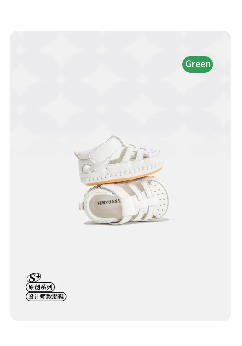 Baby Sandals 2024 New Summer One Year Old Toddler Shoes Women Soft Sole Non-slip Breathable Baby Shoes Men — feature 16